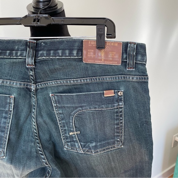 Fidelity Denim 5011 Blue Sabbath Rise Relaxed Straight Fit Jeans Size 40 - Picture 6 of 12